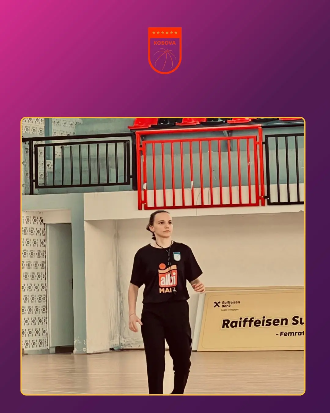 Gjyqtarja e basketbollit, Erisa Ibrahimi vlerësohet me titullin Ambasadore për Paqe dhe të Drejtat e Njeriut